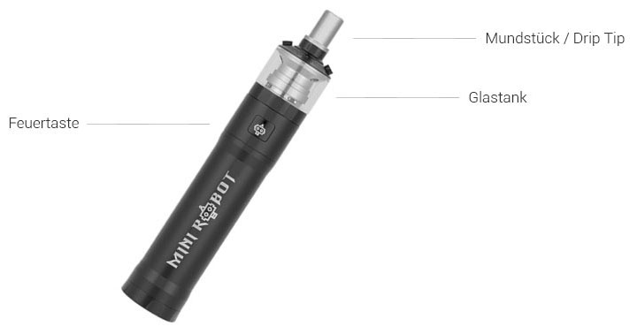 Steam Crave Mini Robot RTA E-Zigarette