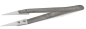 Preview: Coil Master Keramik Pinzette (gerade) Silber