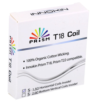 Innokin Prism T18/T22 Verdampferköpfe 1,5 Ohm