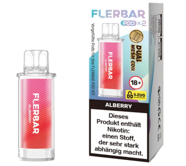 Flerbar Prefilled Pods -Alberry- 20mg (2 St.)