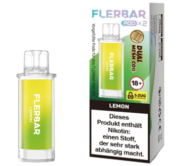 Flerbar Prefilled Pods -Lemon- 20mg (2 St.)