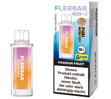 Flerbar Prefilled Pods -Passion Fruit- 20mg (2 St.)