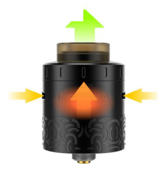 Geekvape Medusa RDTA Tröpfelverdampfer (25mm) Airflow
