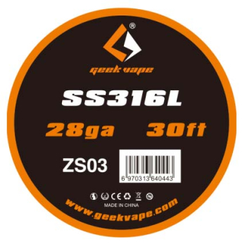 GeekVape SS316L Wickeldraht 28ga