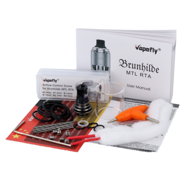 Vapefly Brunhilde MTL RTA Selbstwickeltank (23mm) Zubehör