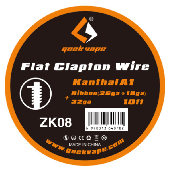 GeekVape Kanthal A1 Flat Clapton Wire  Wickeldraht ZK08