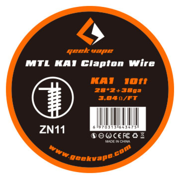 GeekVape MTL KA1 Clapton Wire Wickeldraht ZN11